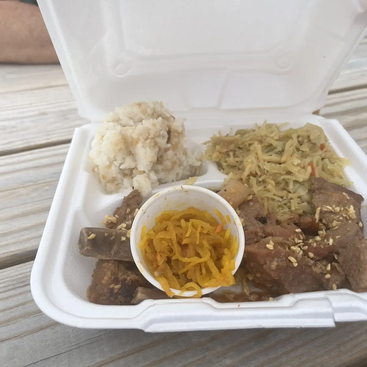 Pork Adobo with Rice Noodle