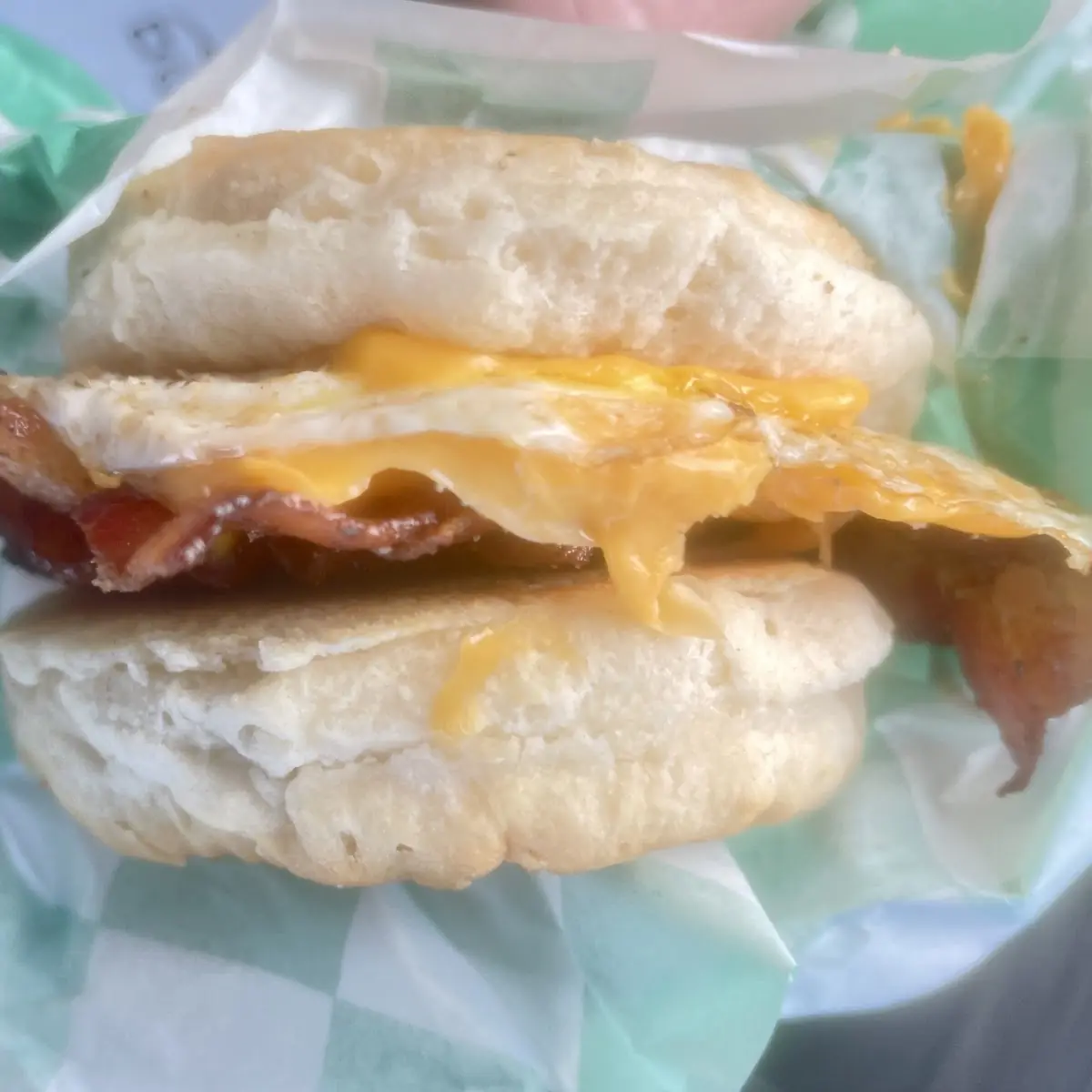 Bacon Egg and Cheese Biscuit Sandwich