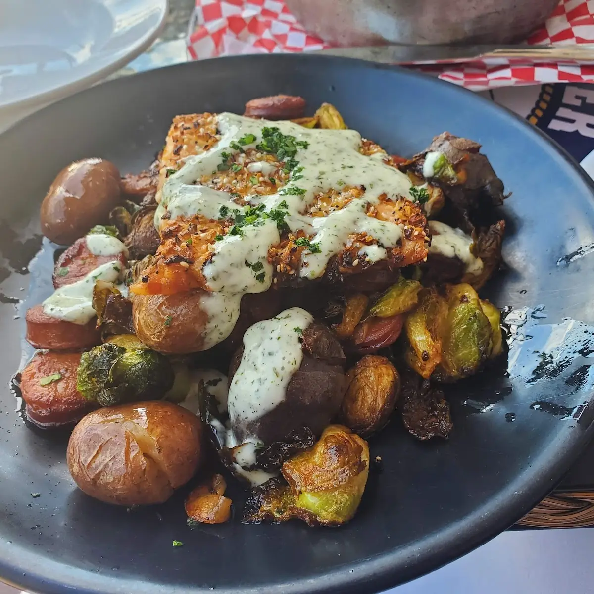 Brussel Sprouts & Chorizo