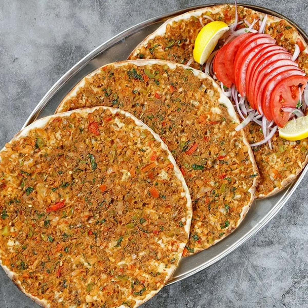 Lahmacun Vegan Turkish Flat Bread Pizza