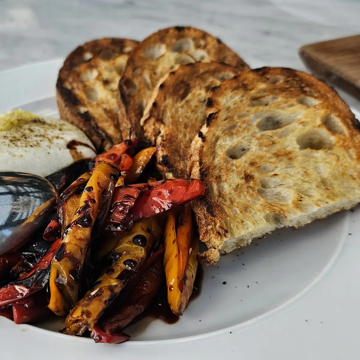 Burrata Roasted Peppers