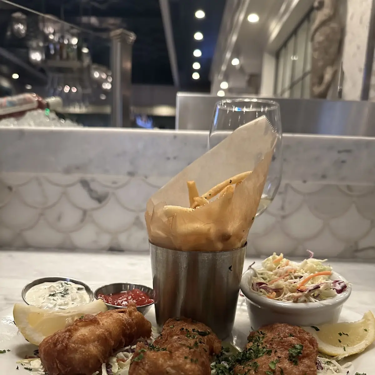Crispy Fish and Chips