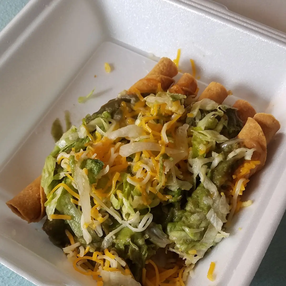 Rolled Chicken Tacos