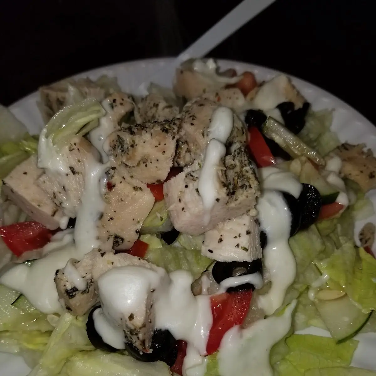 Small Salad with Grilled Chicken