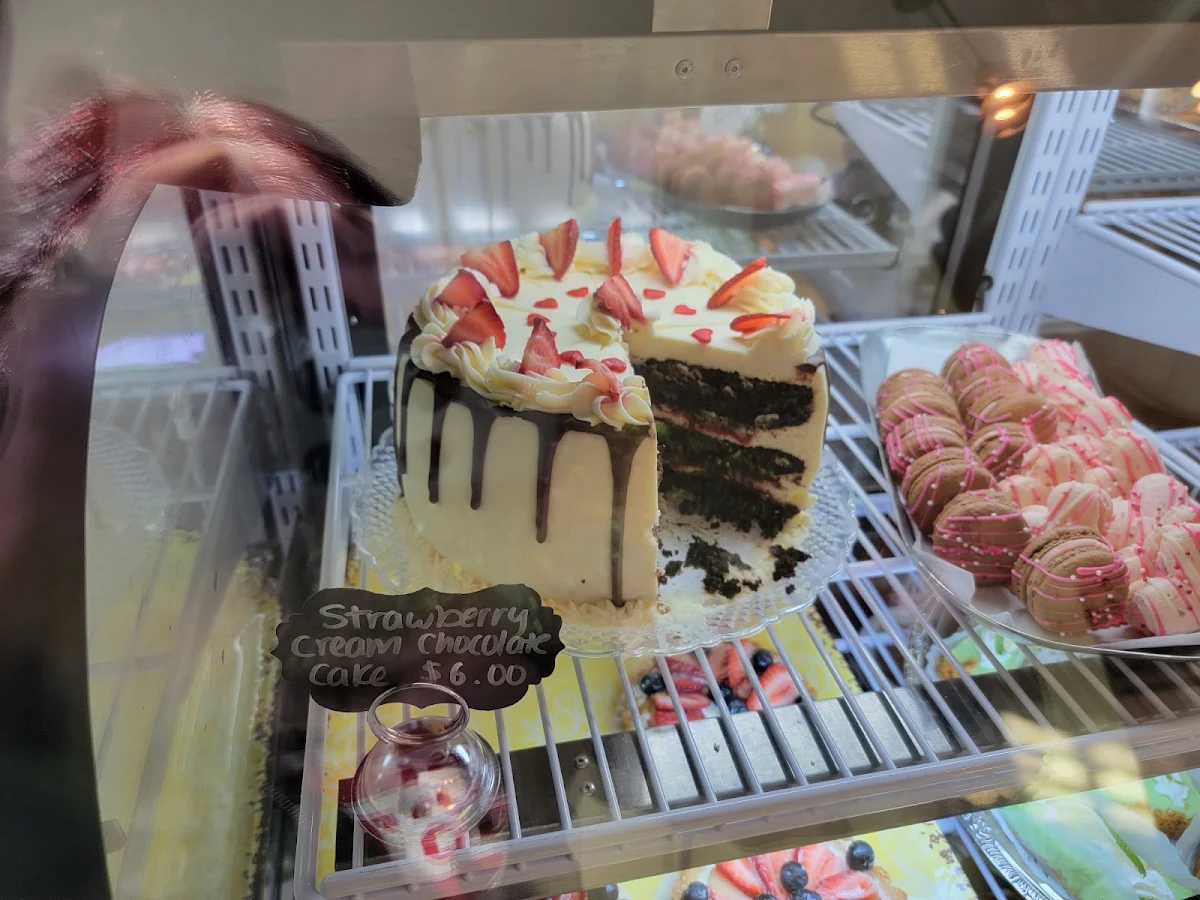 Strawberry Cream Chocolate Cake