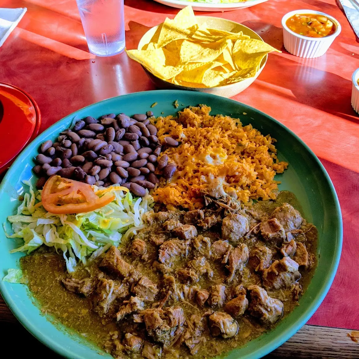 Pork Chile Verde Plate