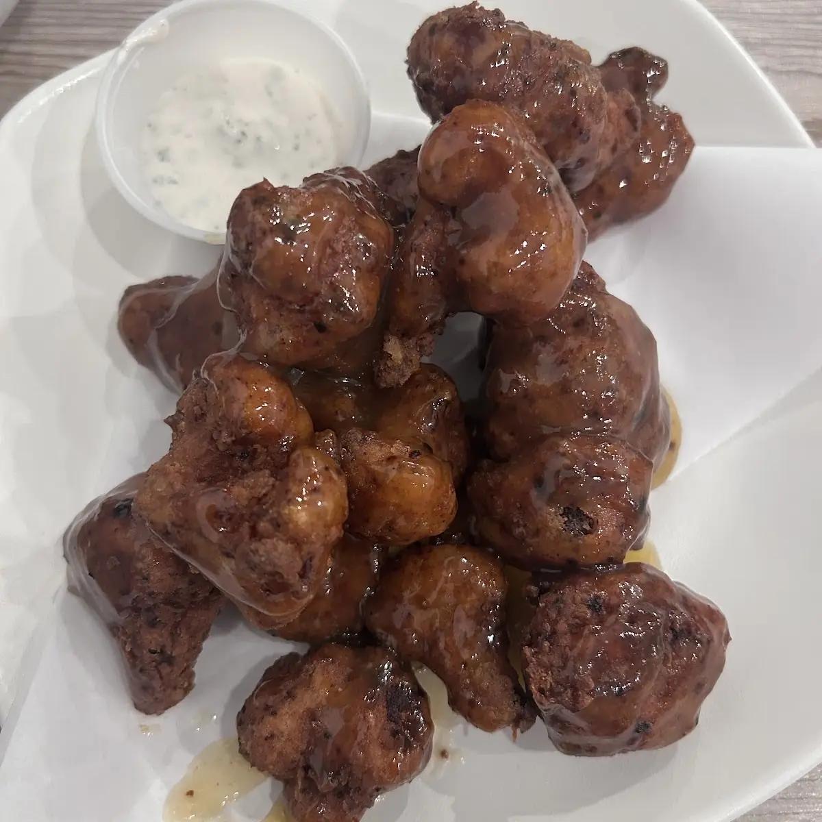 Mango Habanero Cauliflower Wings