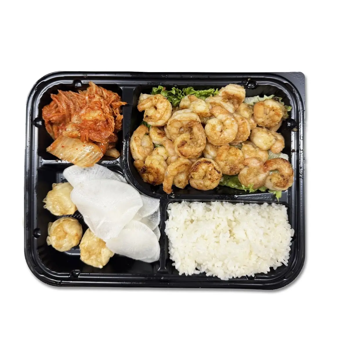 Garlic Shrimp Bento Box