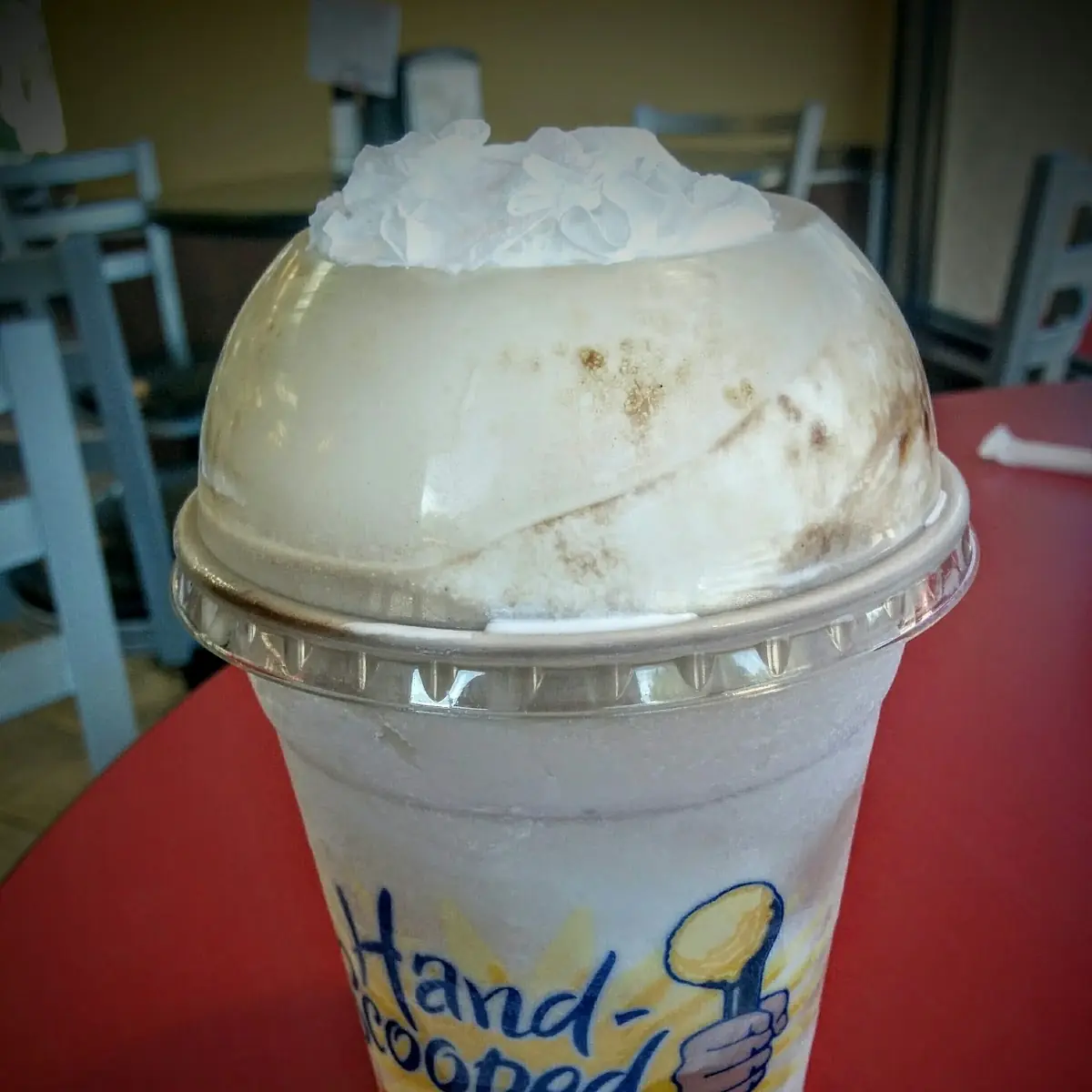 Hand-Scooped Ice Cream Shake