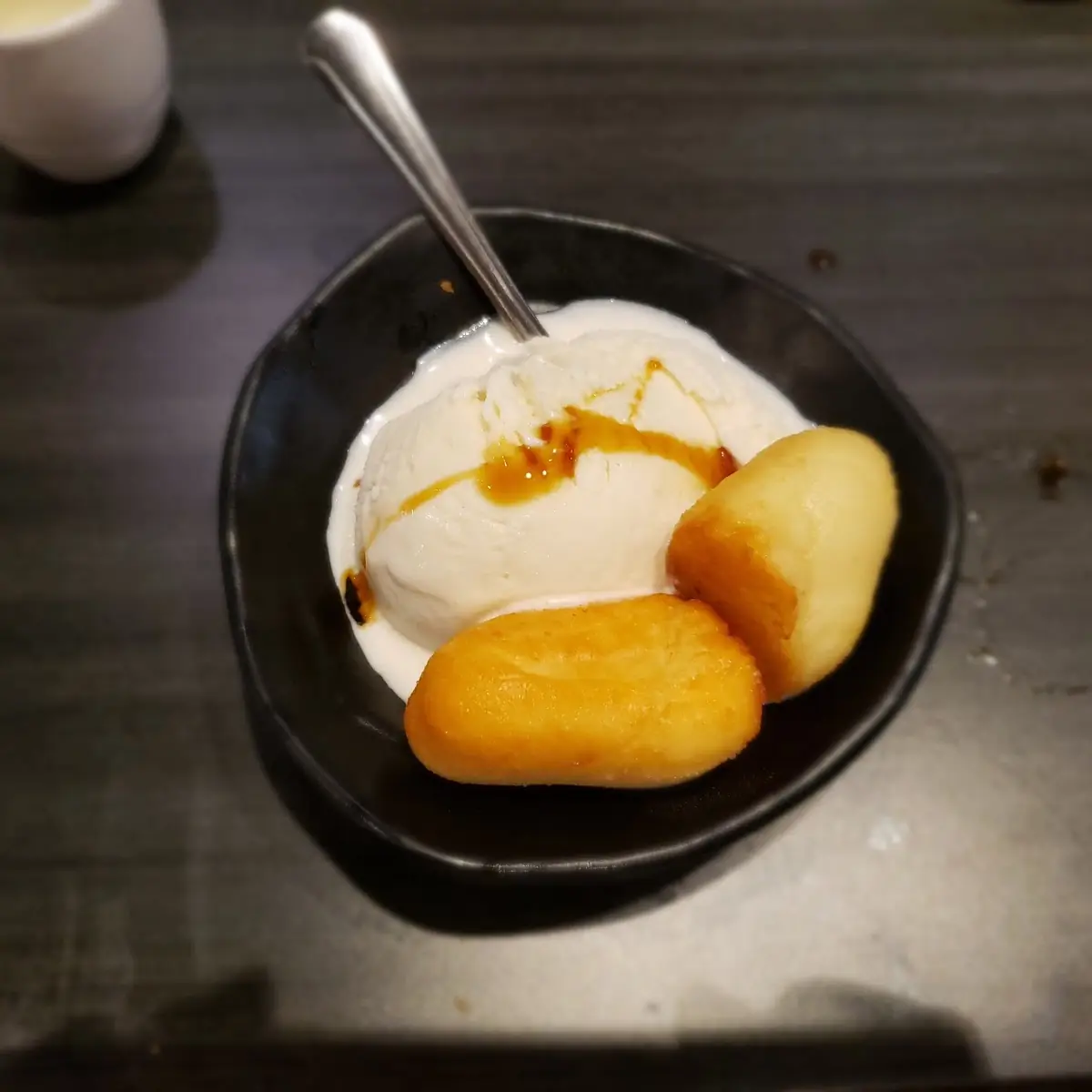 Banana Tempura Soy Milk Donuts Cream Anmitsu