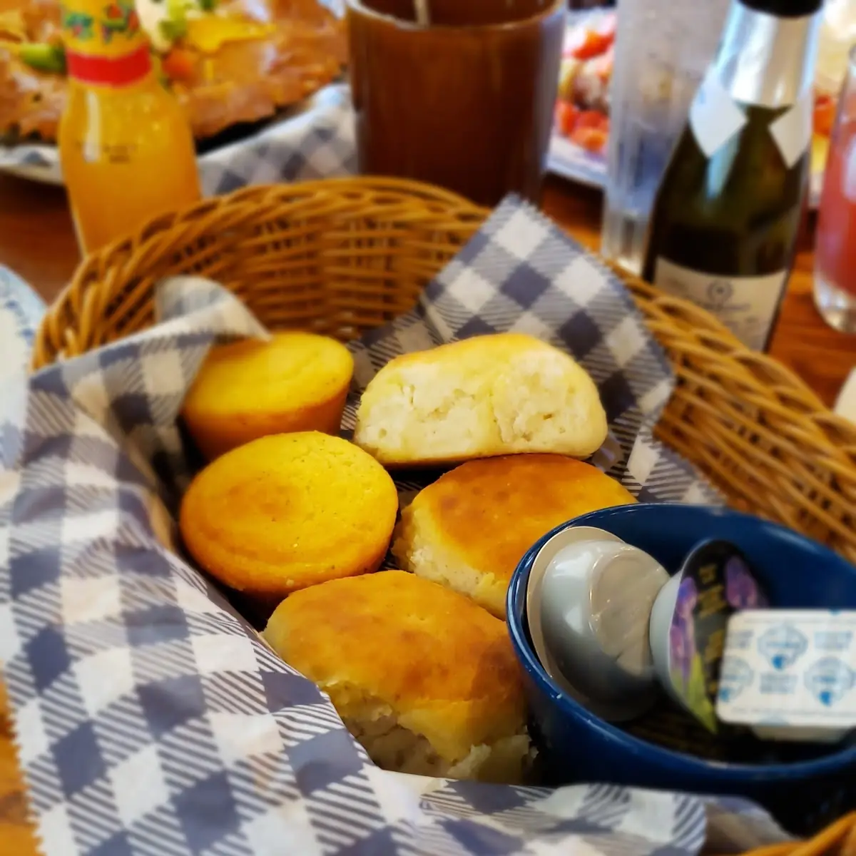 Biscuits and Corn Muffins