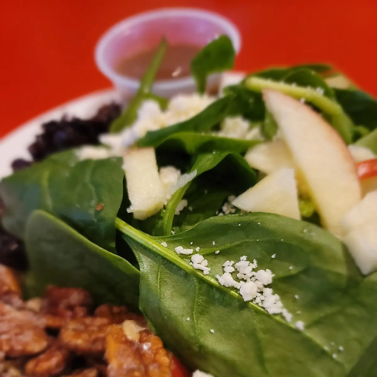Enlightened Spinach Salad