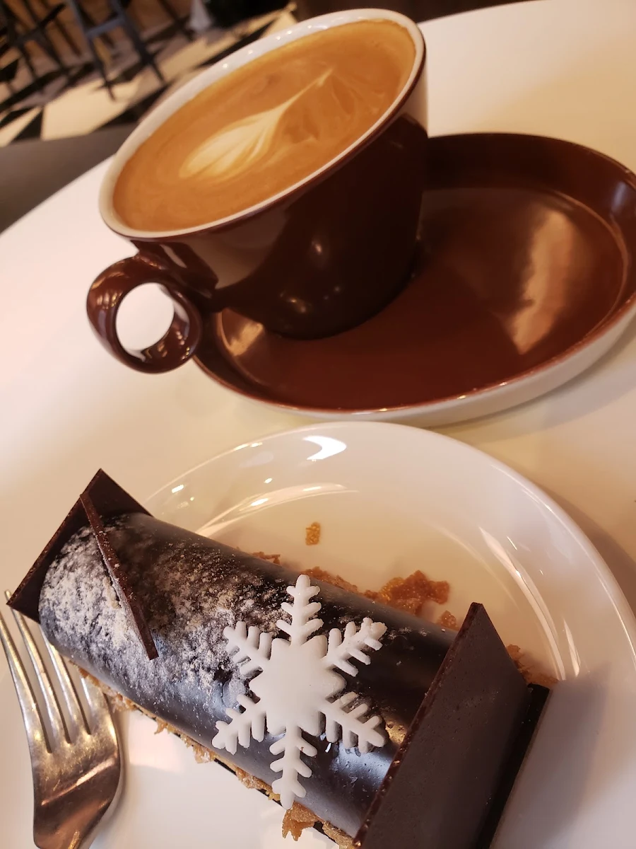 Latte and Yule Log