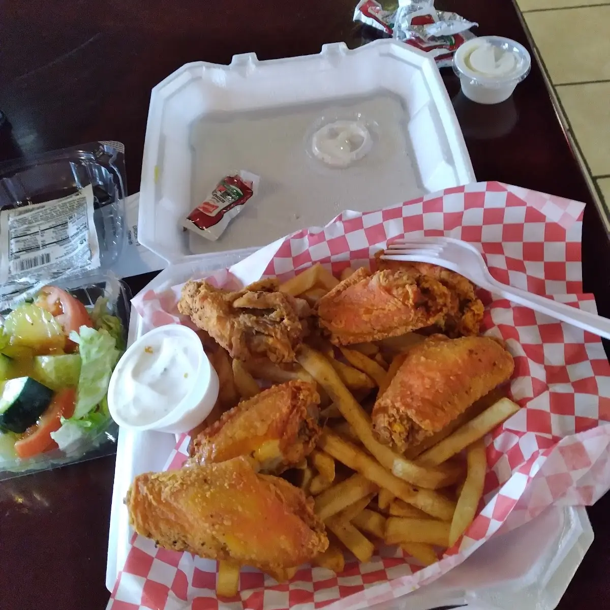 5 Jumbo Shrimp & 2 PC Fish