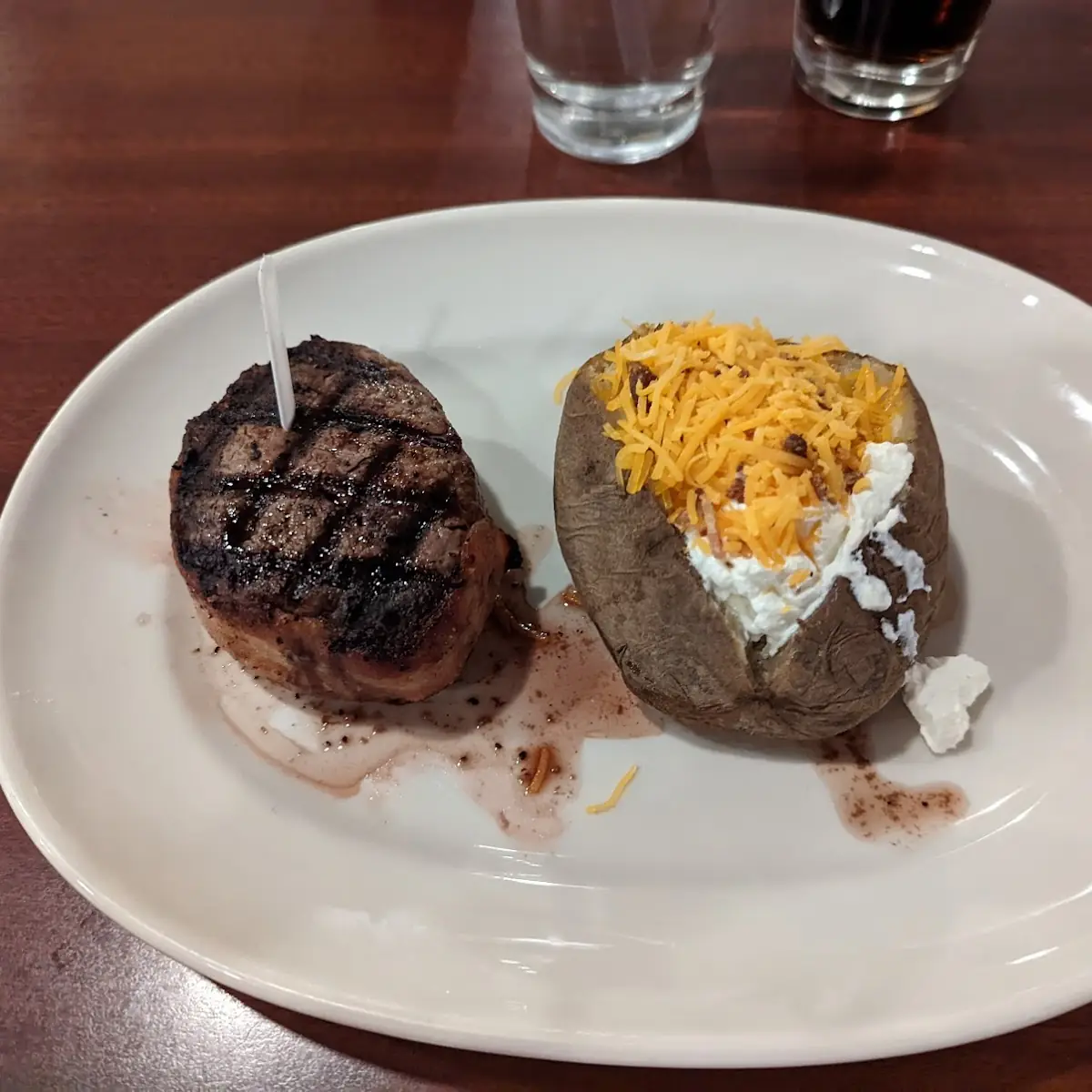 Filter with Loaded Baked Potato