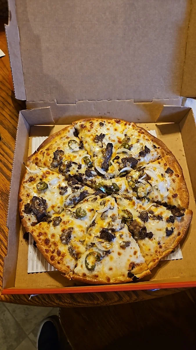 Philly Cheesesteak Pizza