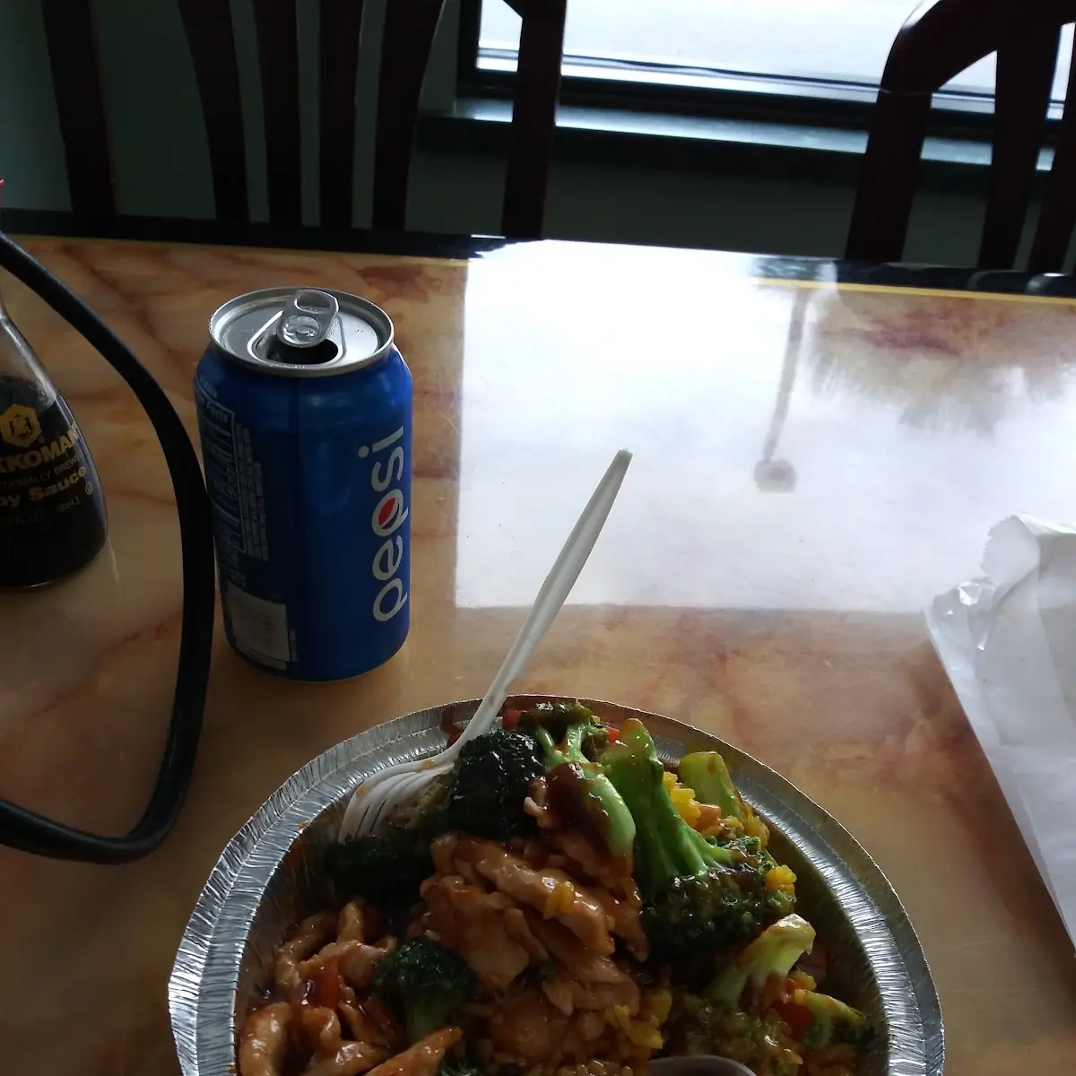 Chicken Broccoli with Fried Rice