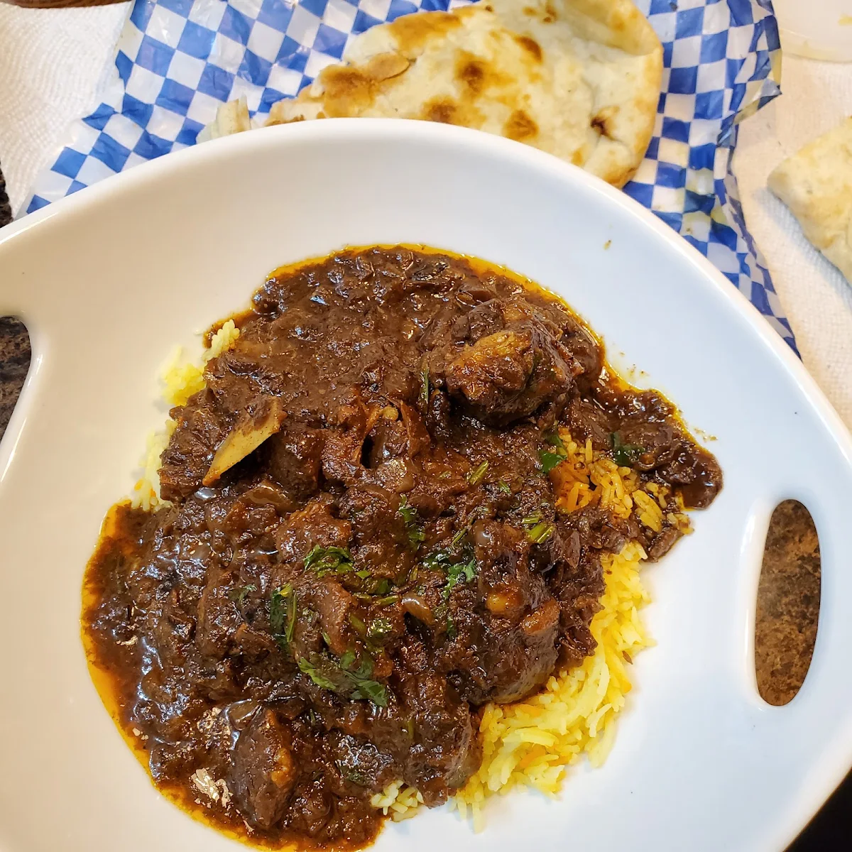 Mutton Curry, New Spice Grill