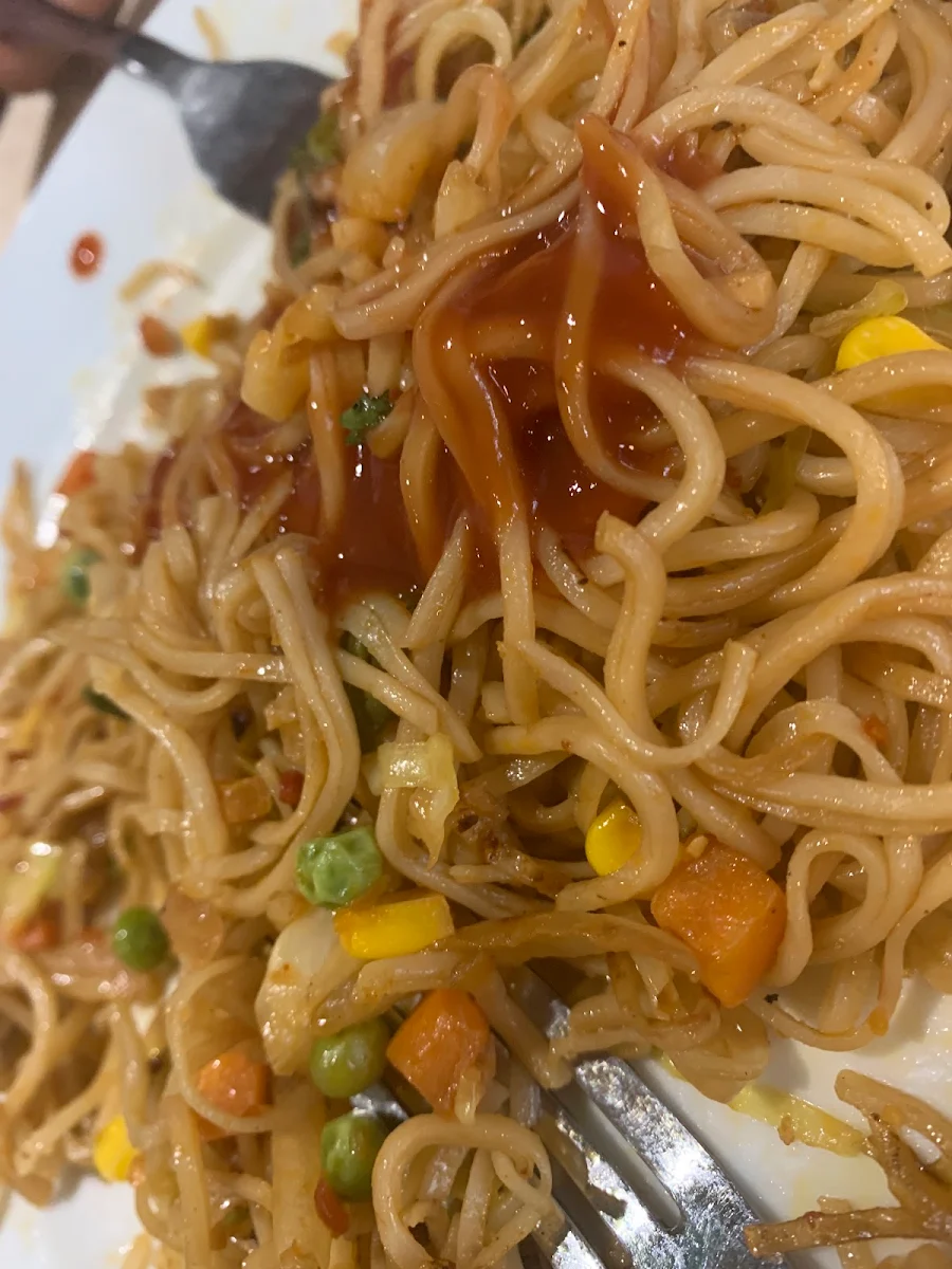 Veg Chow Mein, New Spice Grill