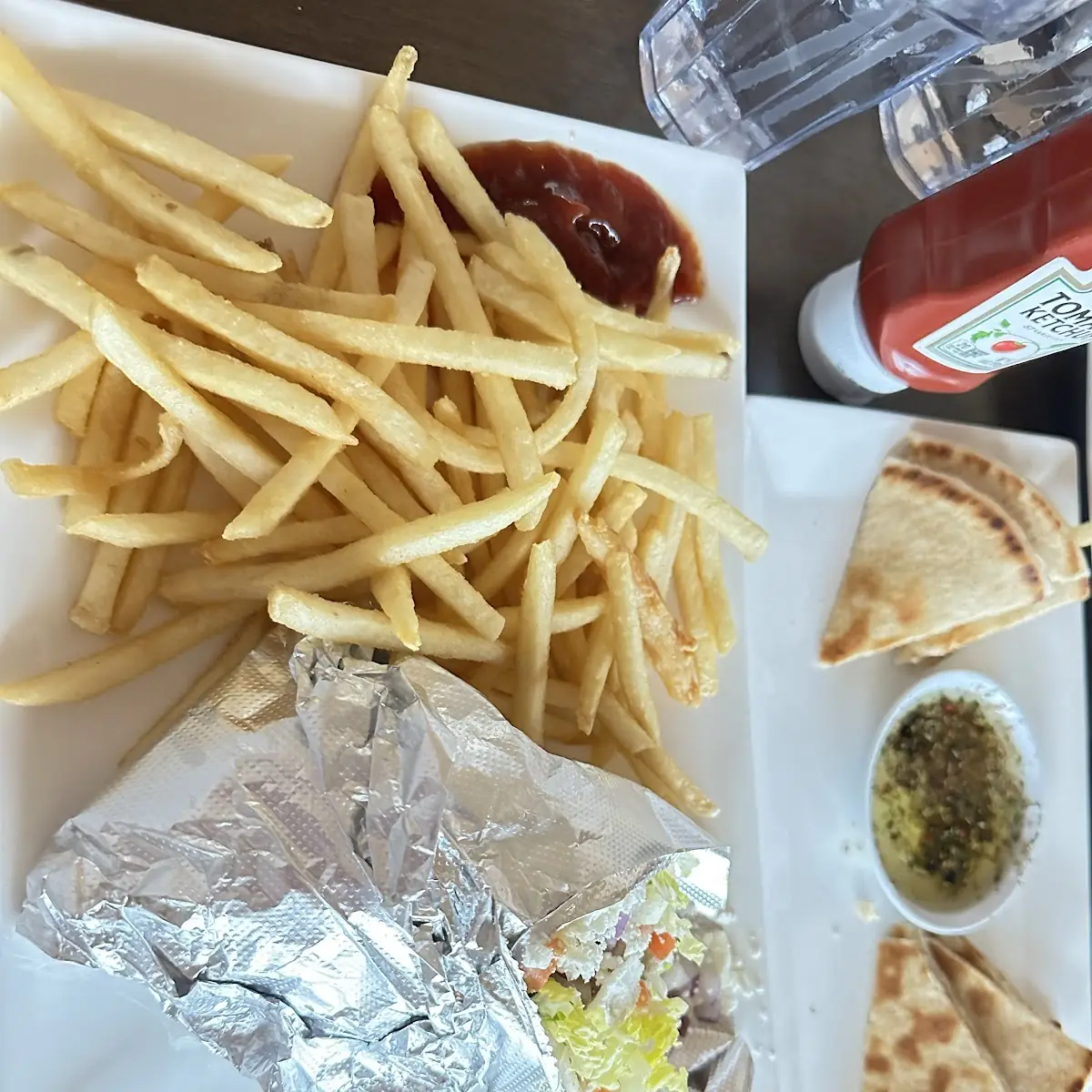 Gyro Sandwich with Fries