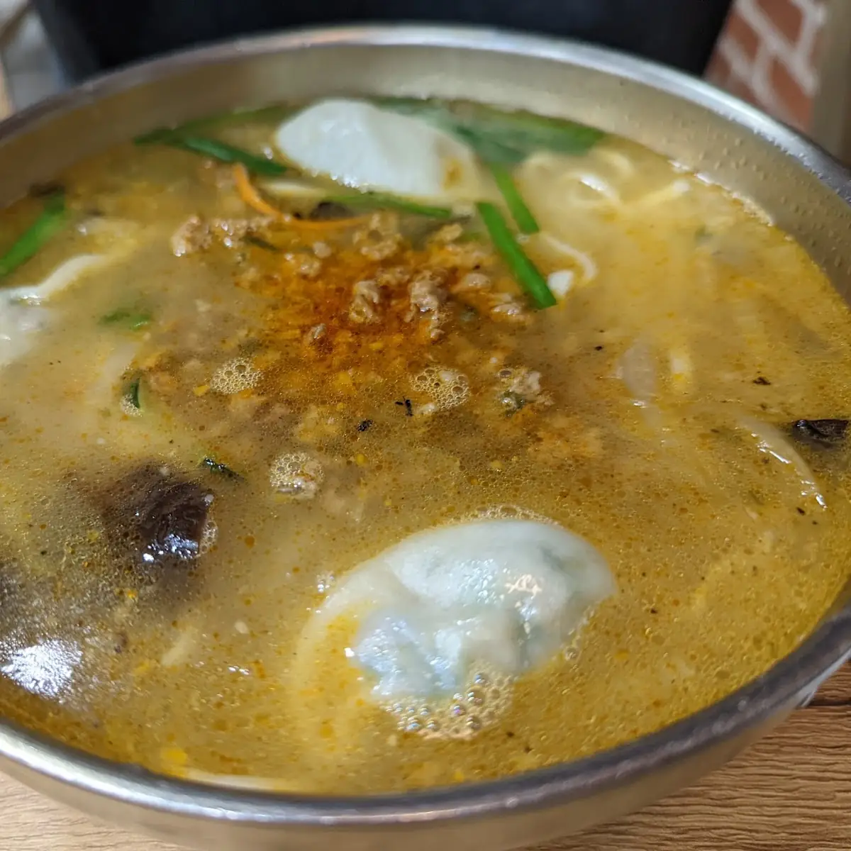 Knife Cut Chicken Noodle Soup