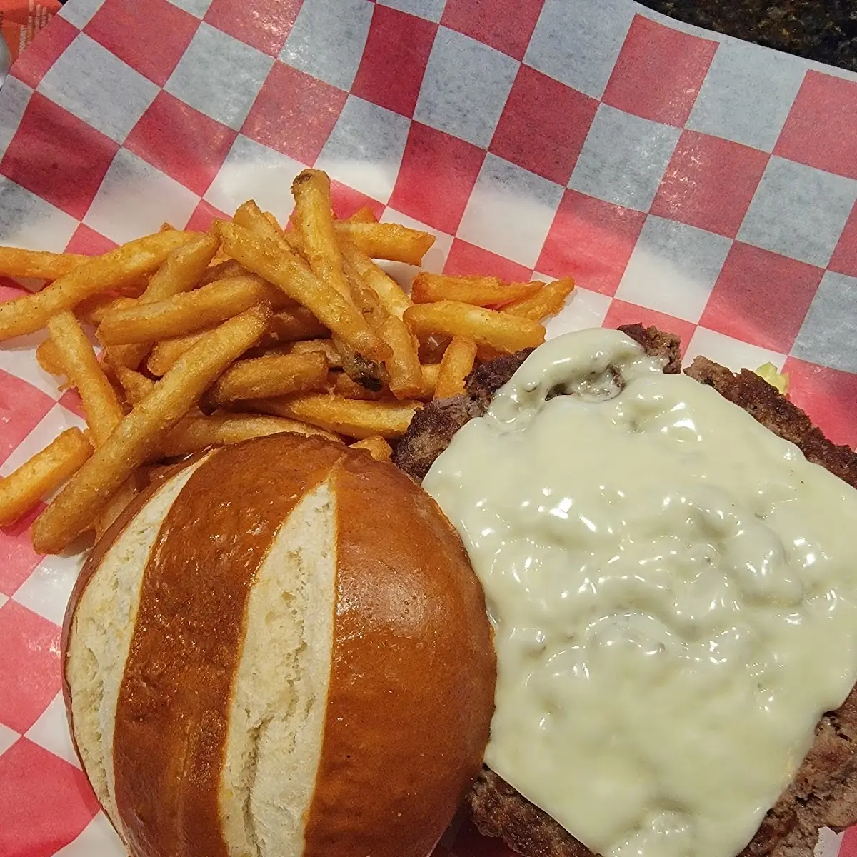 American Burger and Fries
