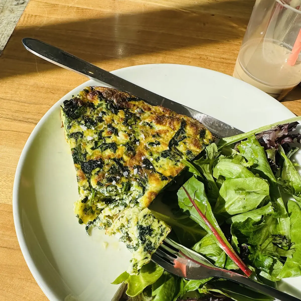 Spinach Feta Frittata