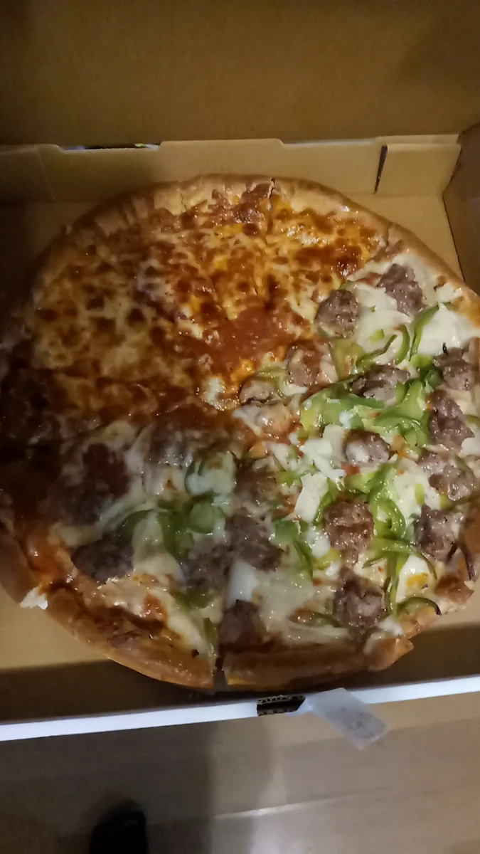 Medium Half Cheese Half Sausage Peppers