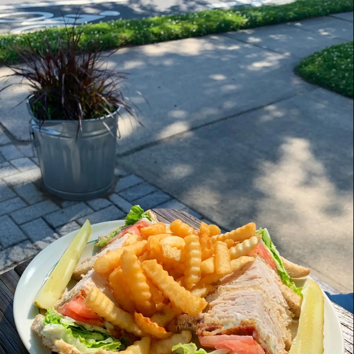 Turkey Club with Fries