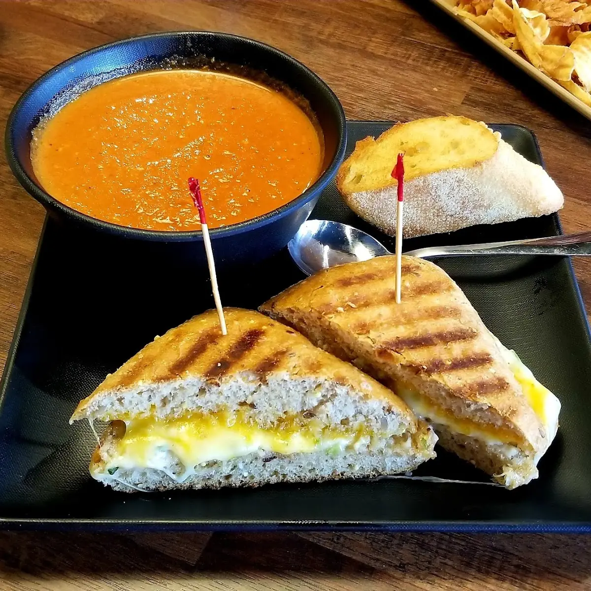 Grilled Cheese and Tomato Soup