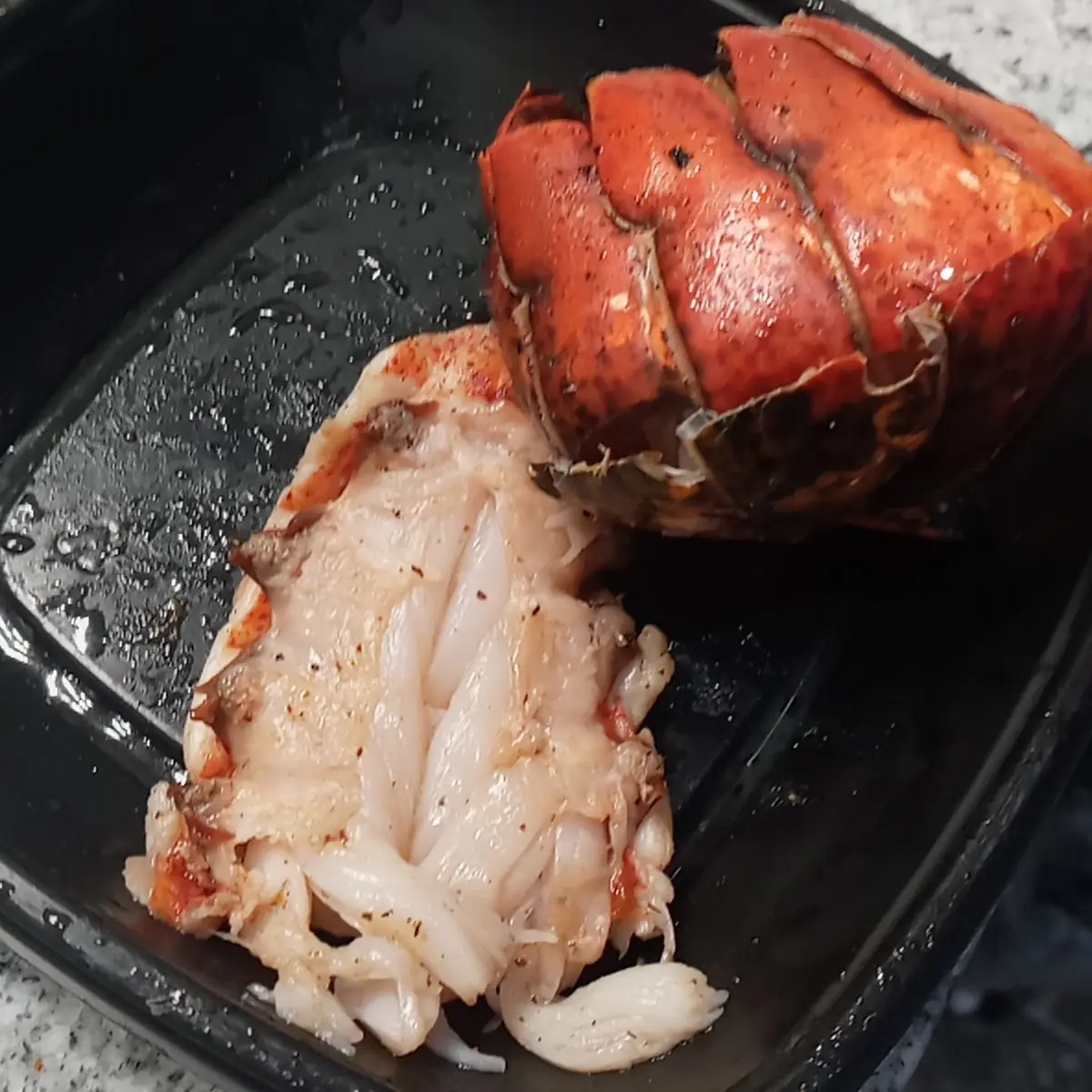 Under Cooked Lobster Tail