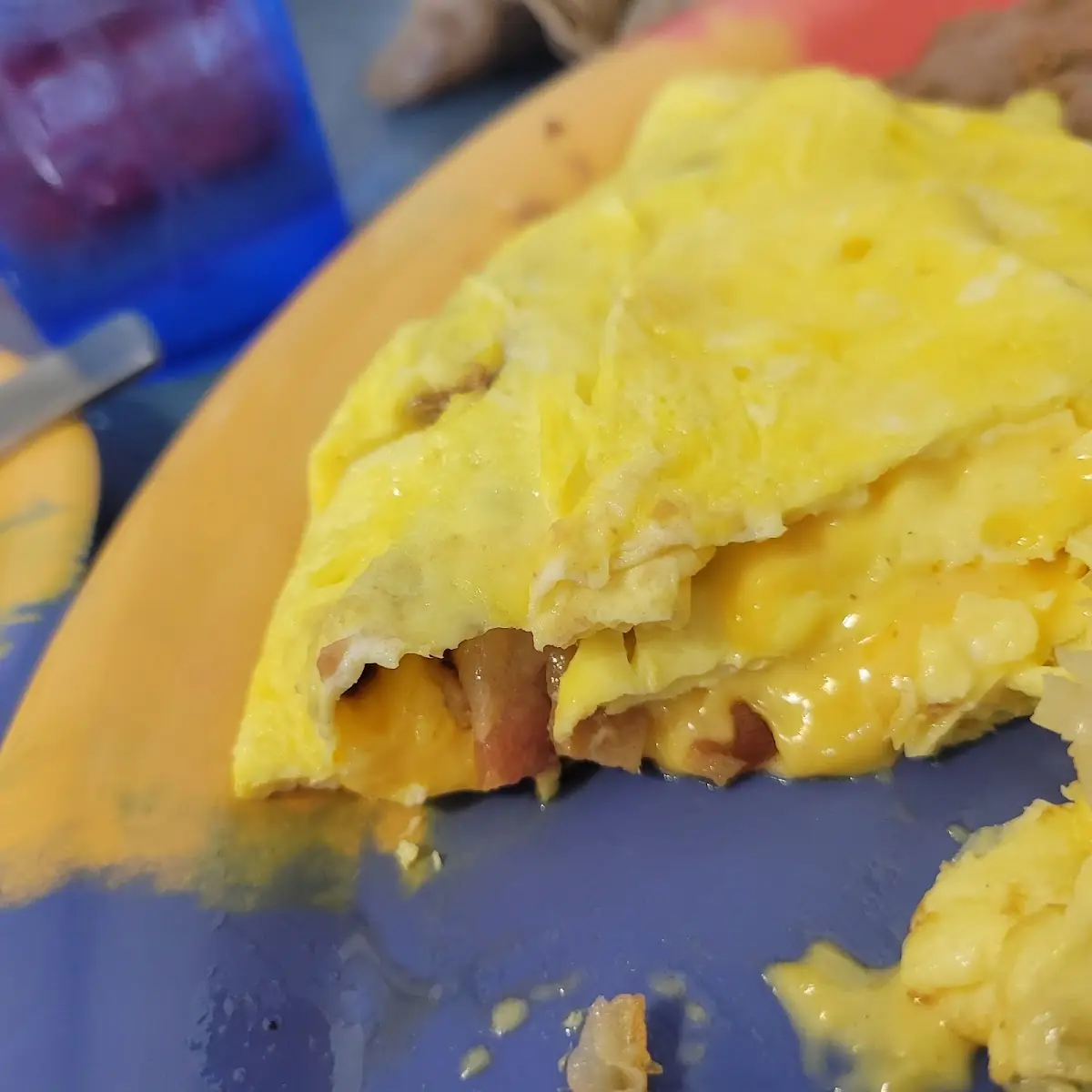 Bacon Egg and Cheese Omelette