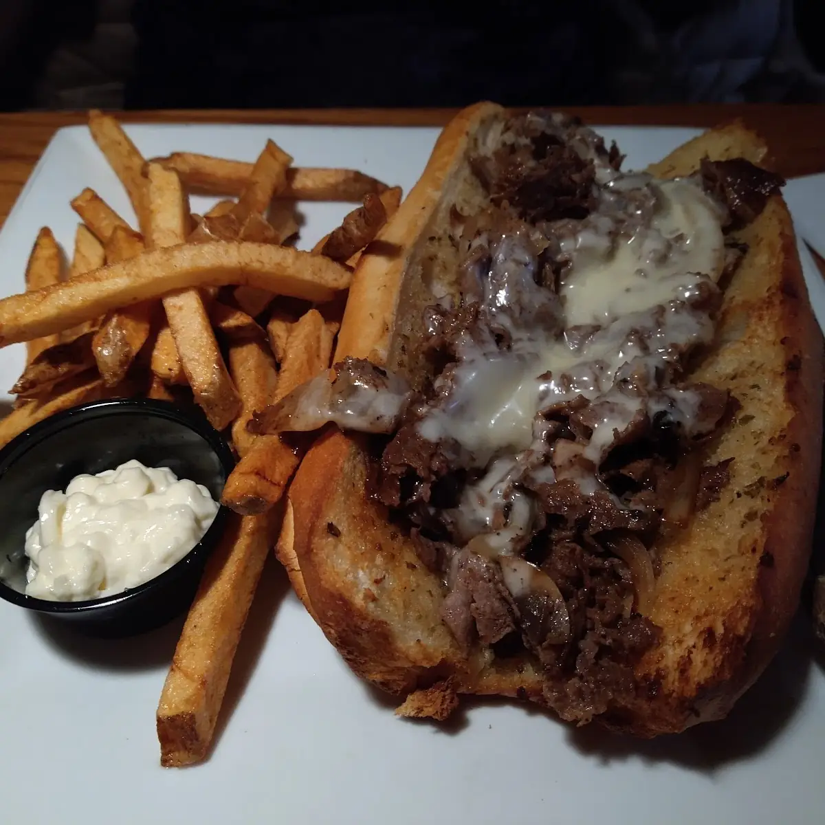 Garlic Bread Cheesesteak