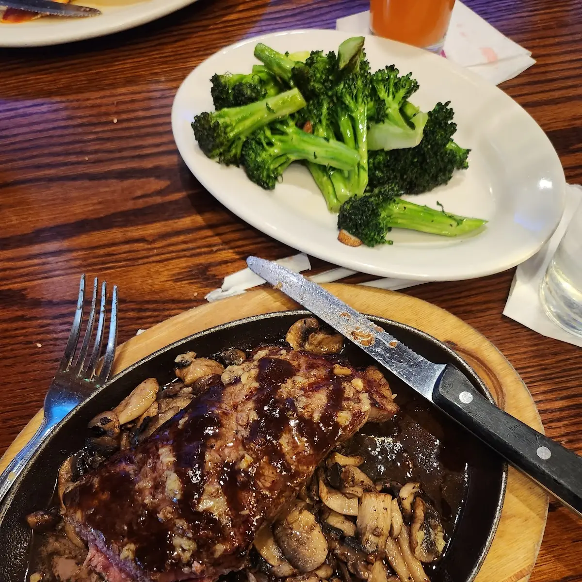 Steak and Sauteed Mushrooms