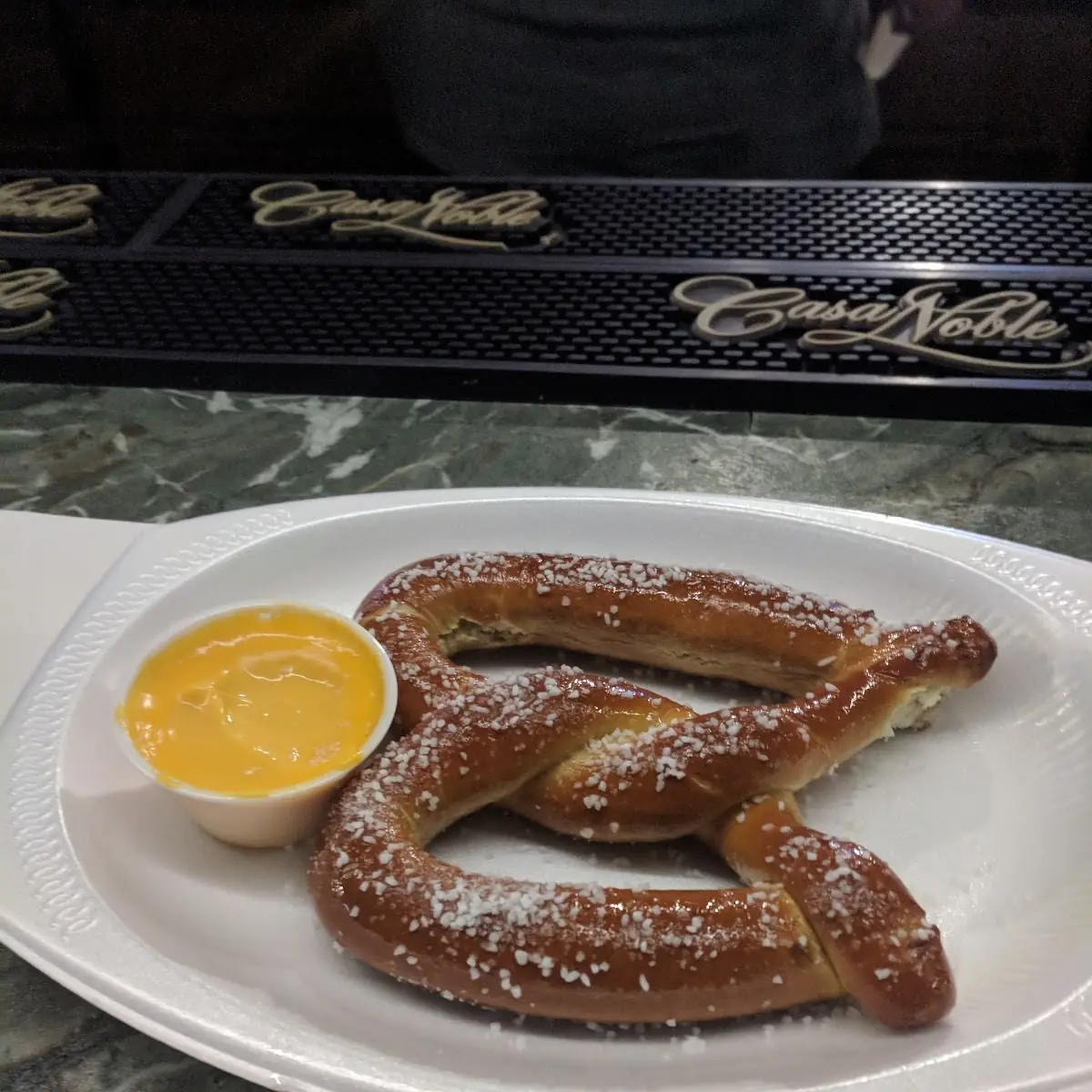 Jumbo Pretzel with Nacho Cheese
