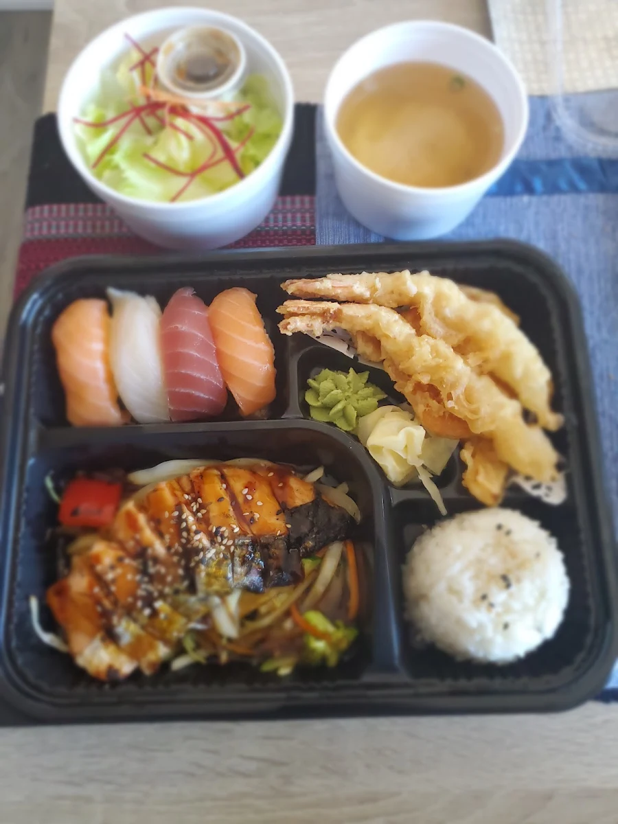 Salmon Teriyaki Bento Box