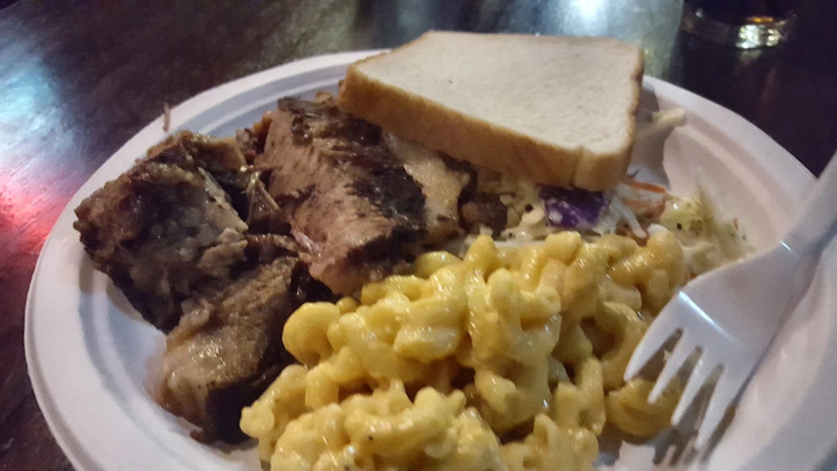 Brisket Mac and Cheese Cole Slaw