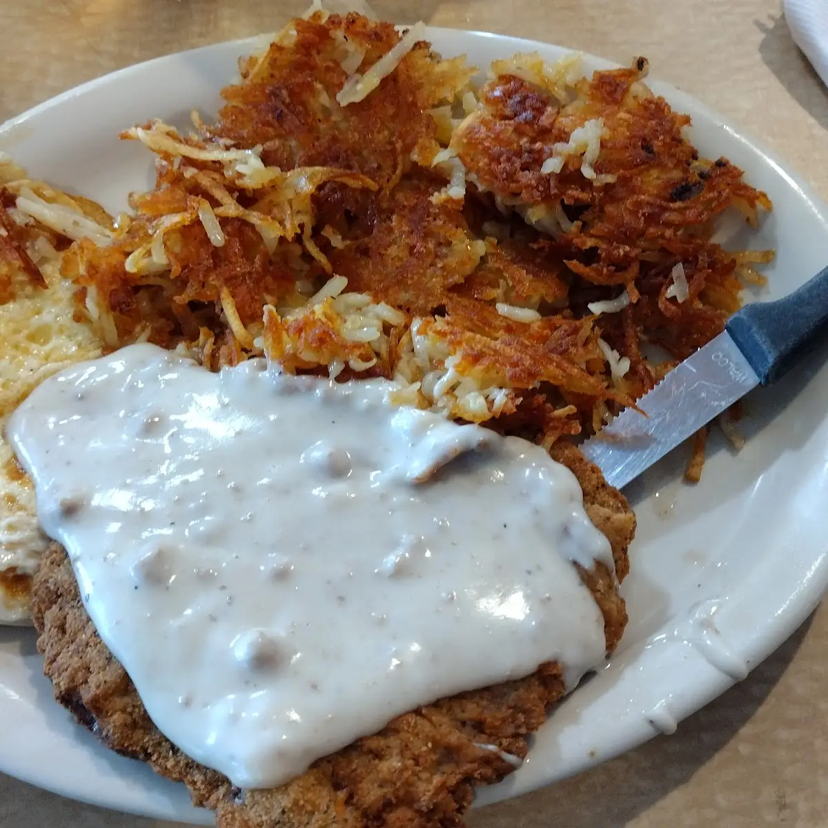 Country Fried Steak & Eggs