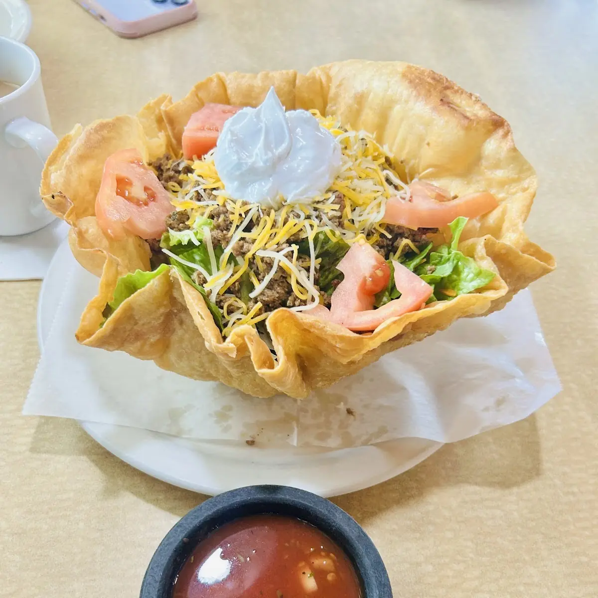Taco Salad in a Shell