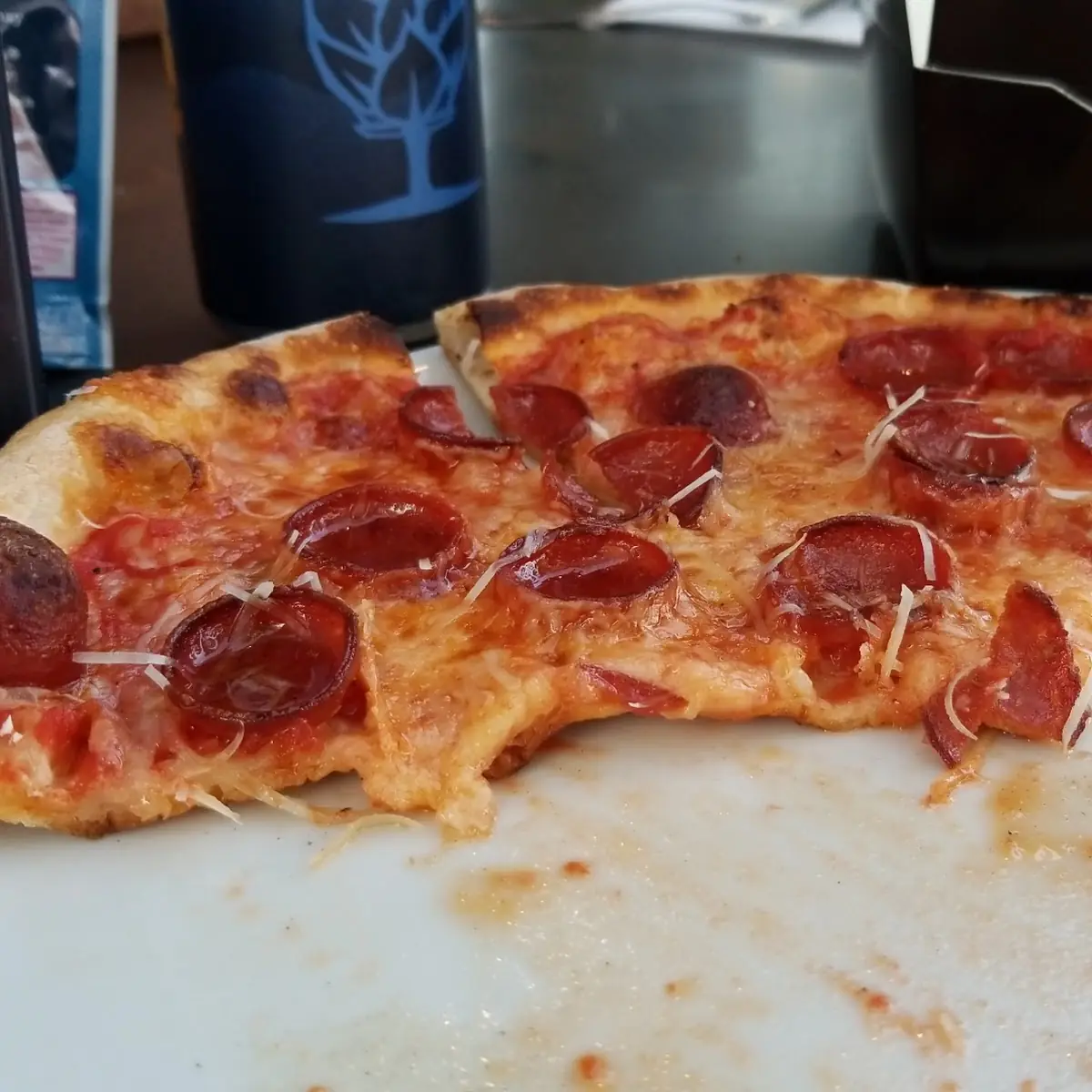 Wood Fired Pepperoni Pizza