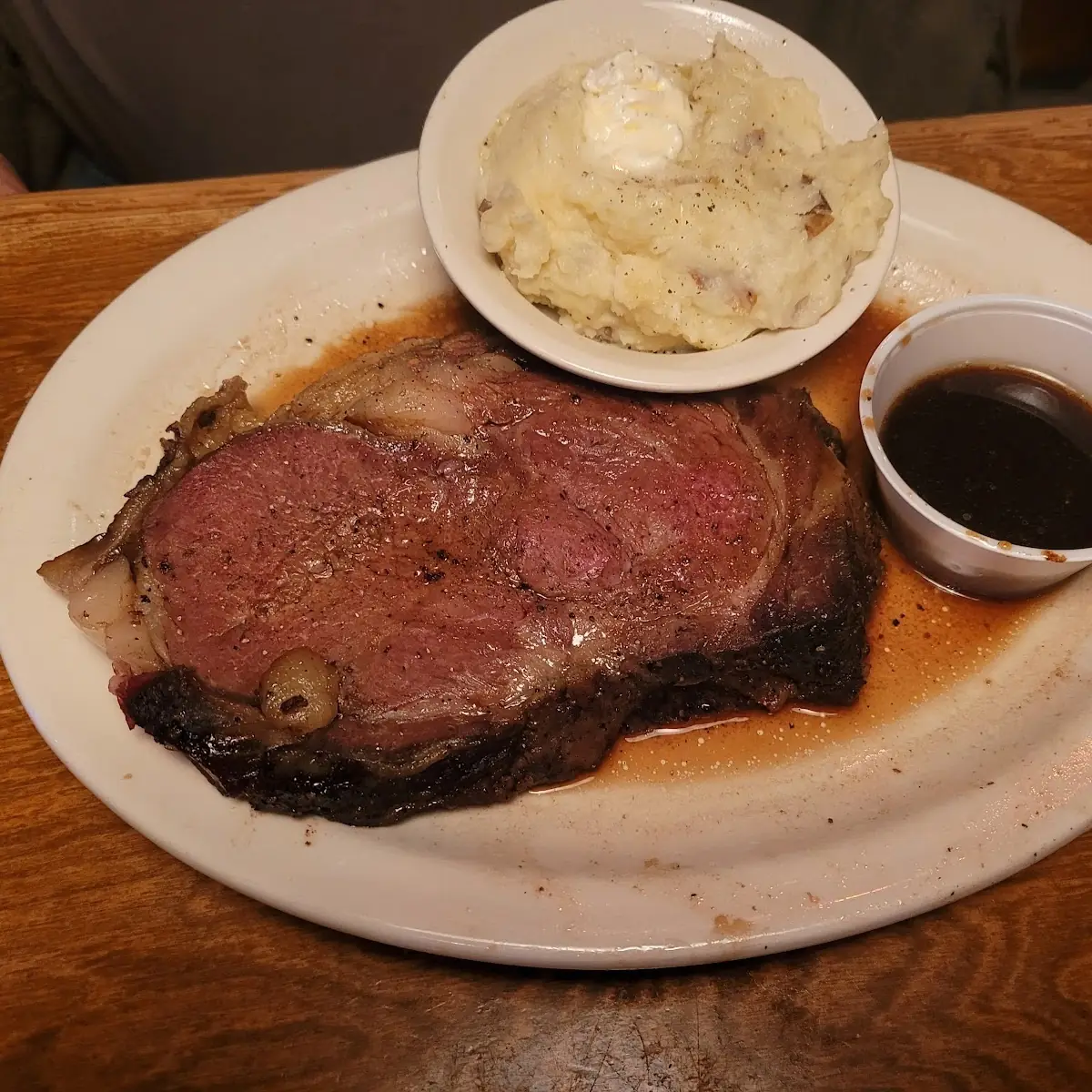 Prime Rib with Baked Potato
