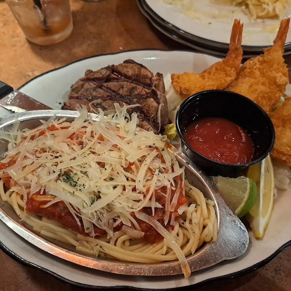 9t Tri-Tip & Fried Shrimp