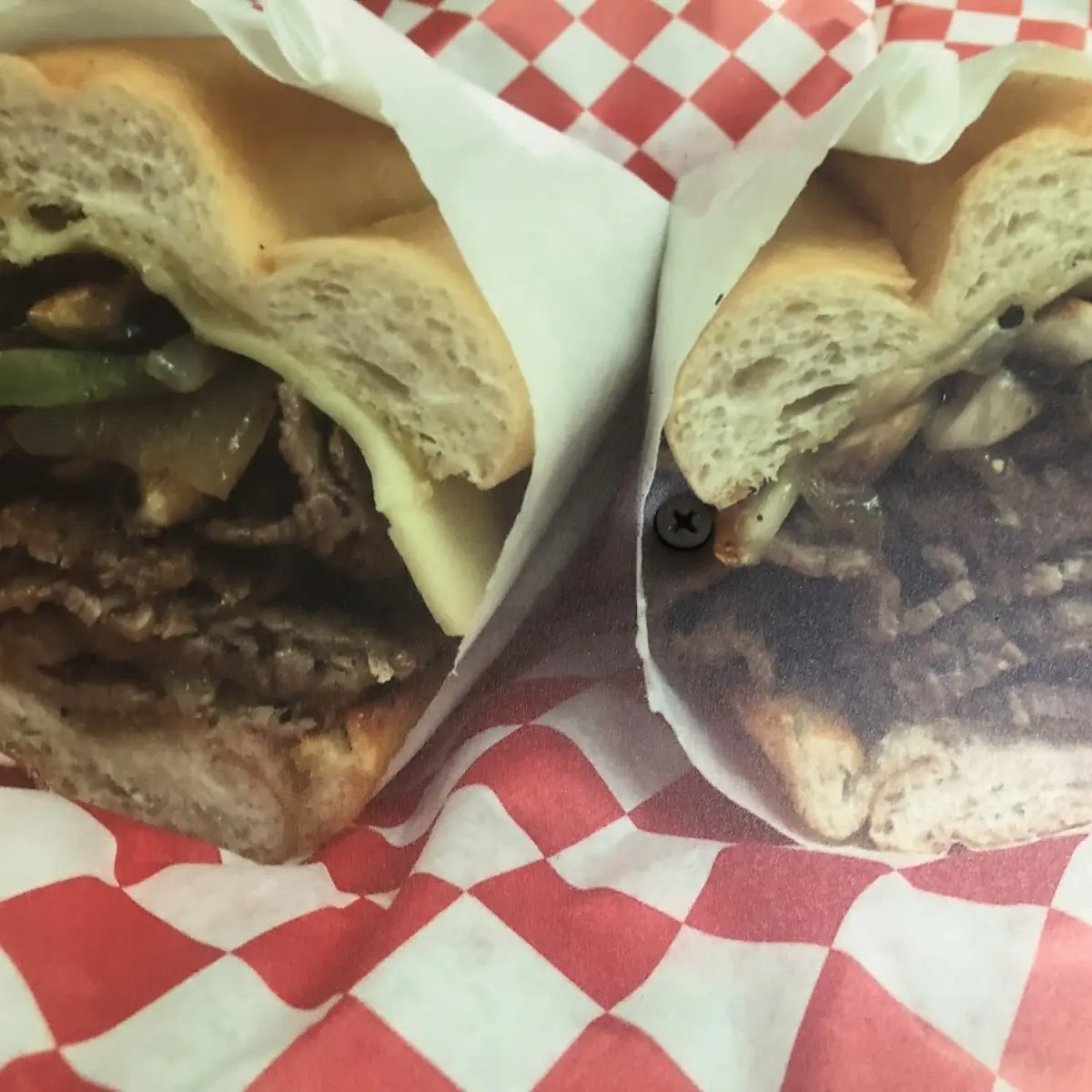 Philly Cheese Steak Sandwiches with fries