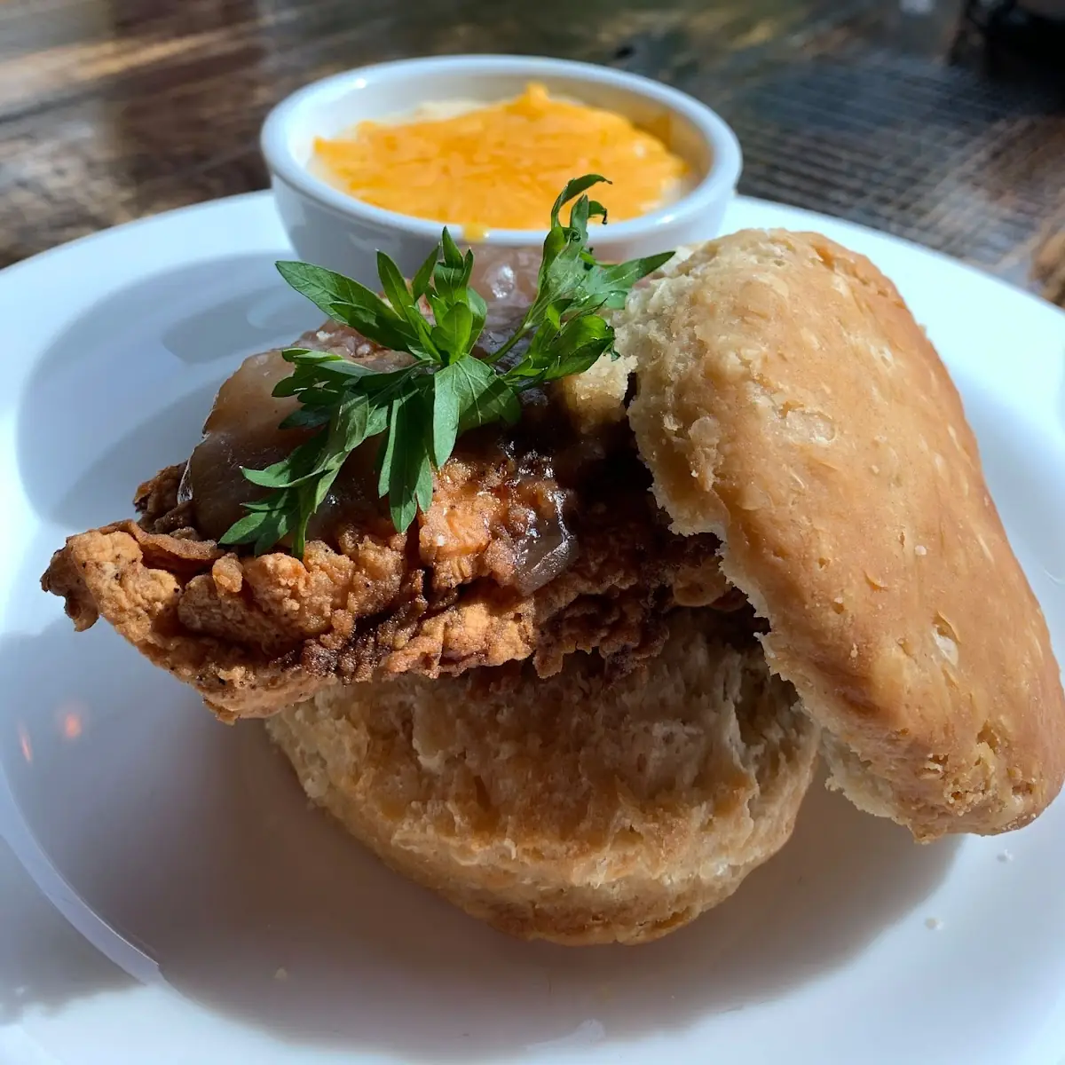 Sweet Tea Chicken Biscuit