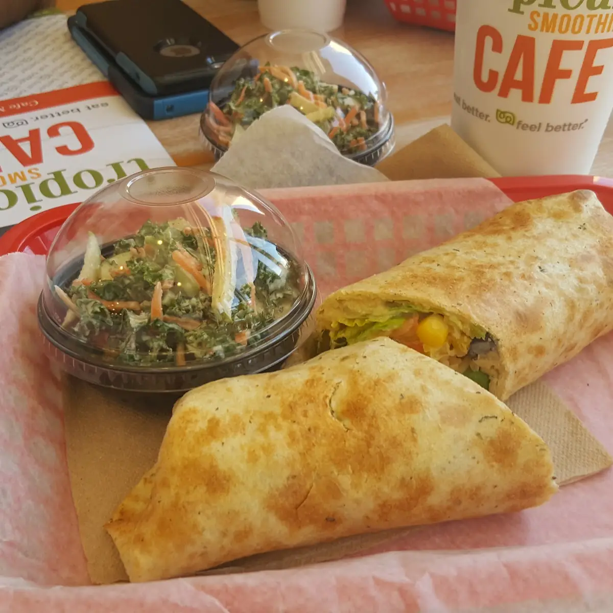 Hummus Veggie Wrap