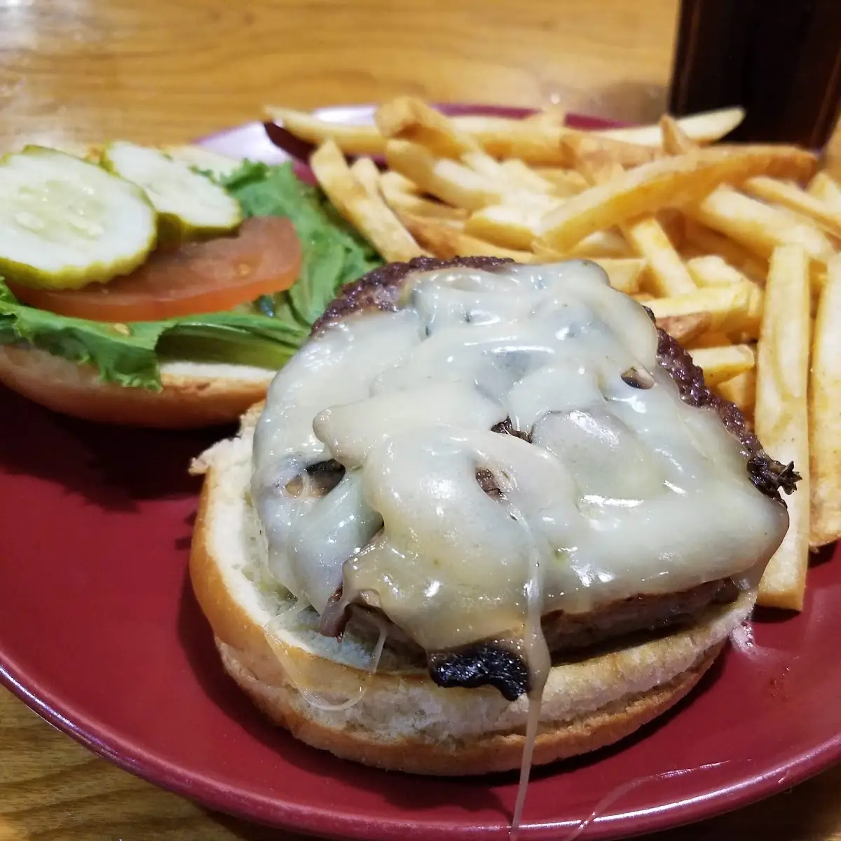 Mushroom Swiss Burger