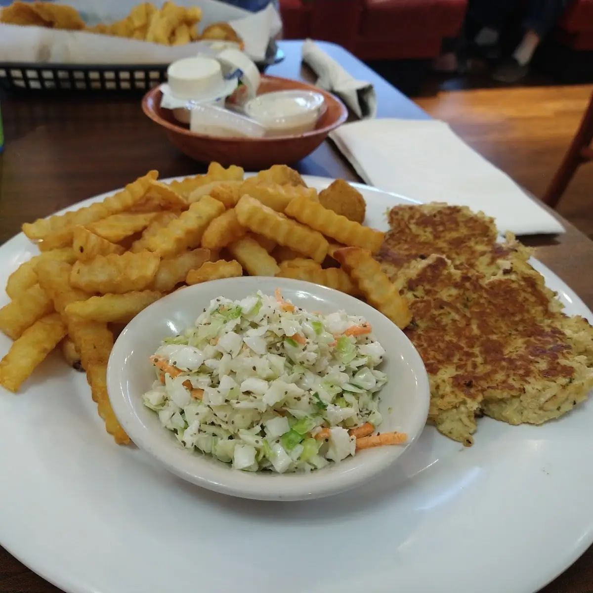 Deep Fried Crab Cake Platter