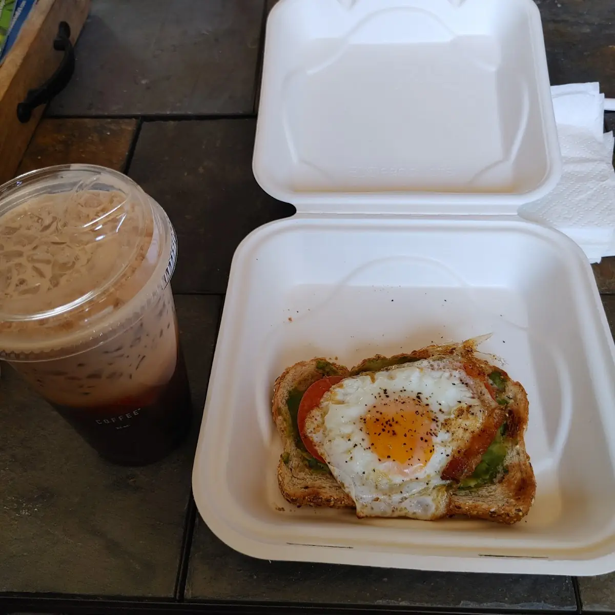 Chocolate Nirvana and Egg Avocado Toast