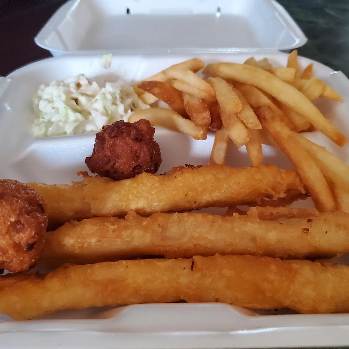 Batter Dipped Fish Plate