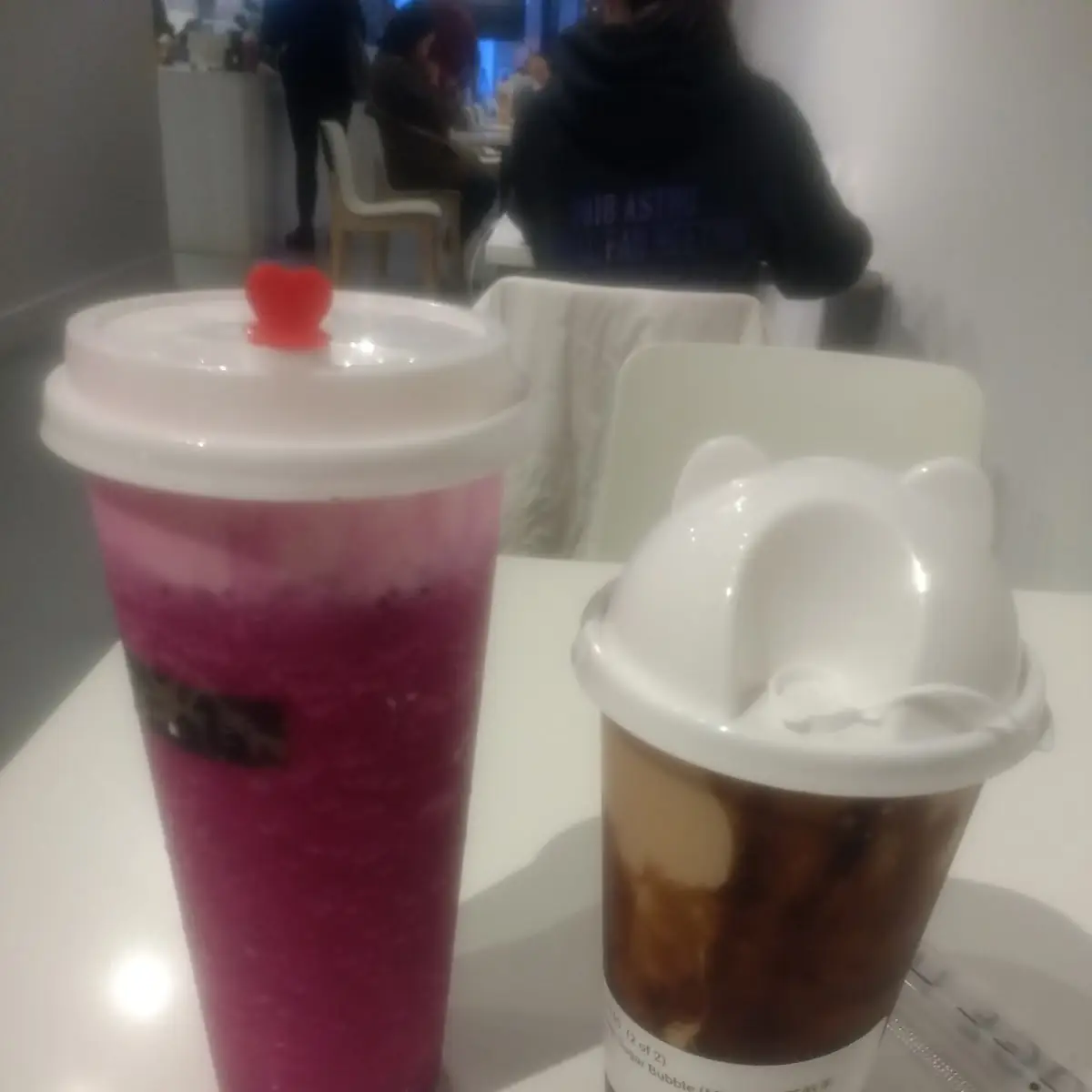 Cheese Foam Red Dragon Fruit Tea